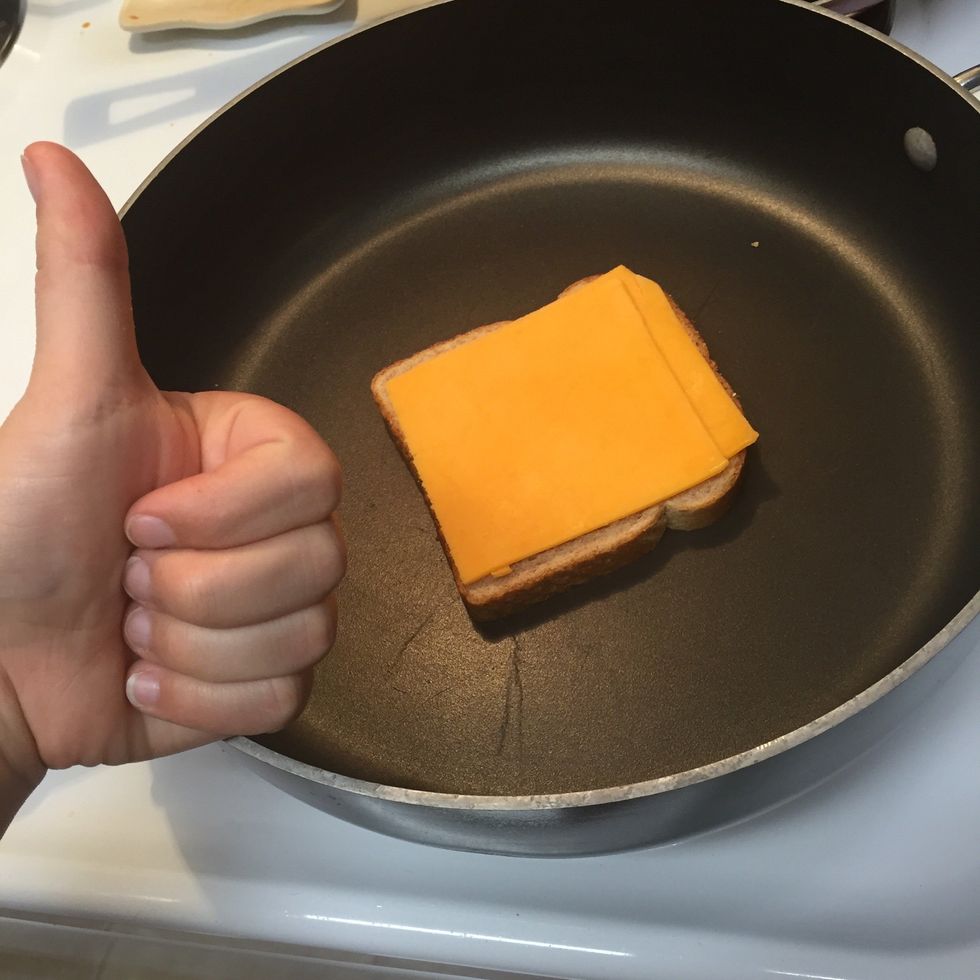 Double that cheese slice up for gooey goodness