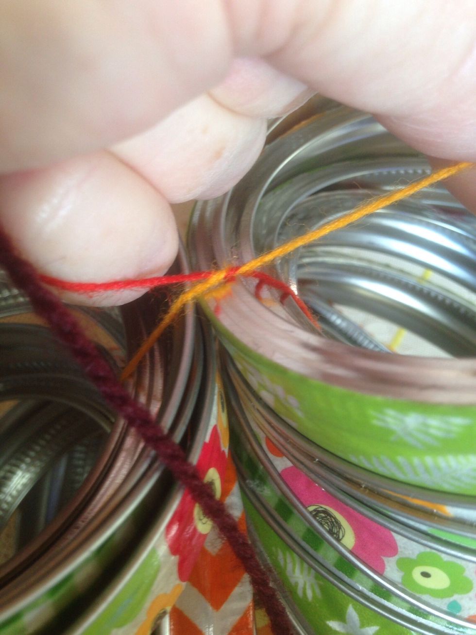 Double, then triple knot.