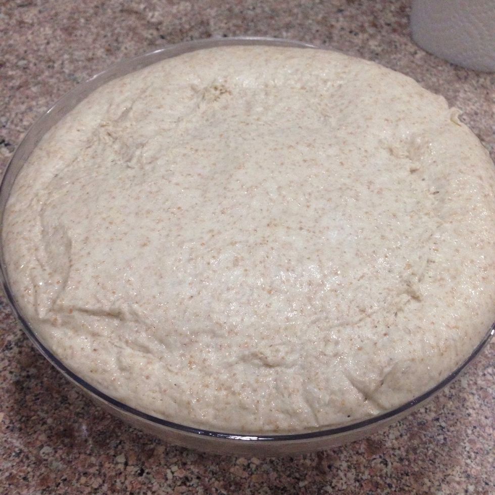 Dough bobbled out ..