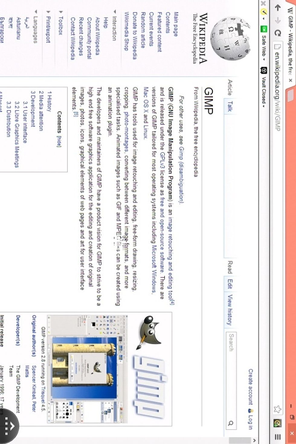 Download GIMP. (At the time of this posting, gimp.org was not available.)