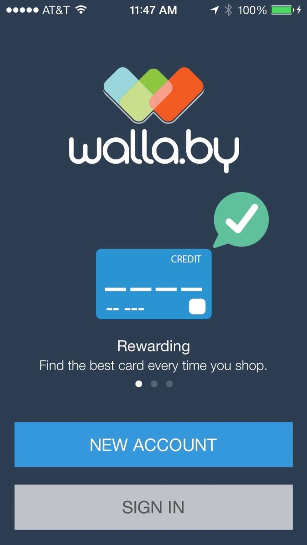 Download & open the FREE Wallaby app for iPhone or Android.