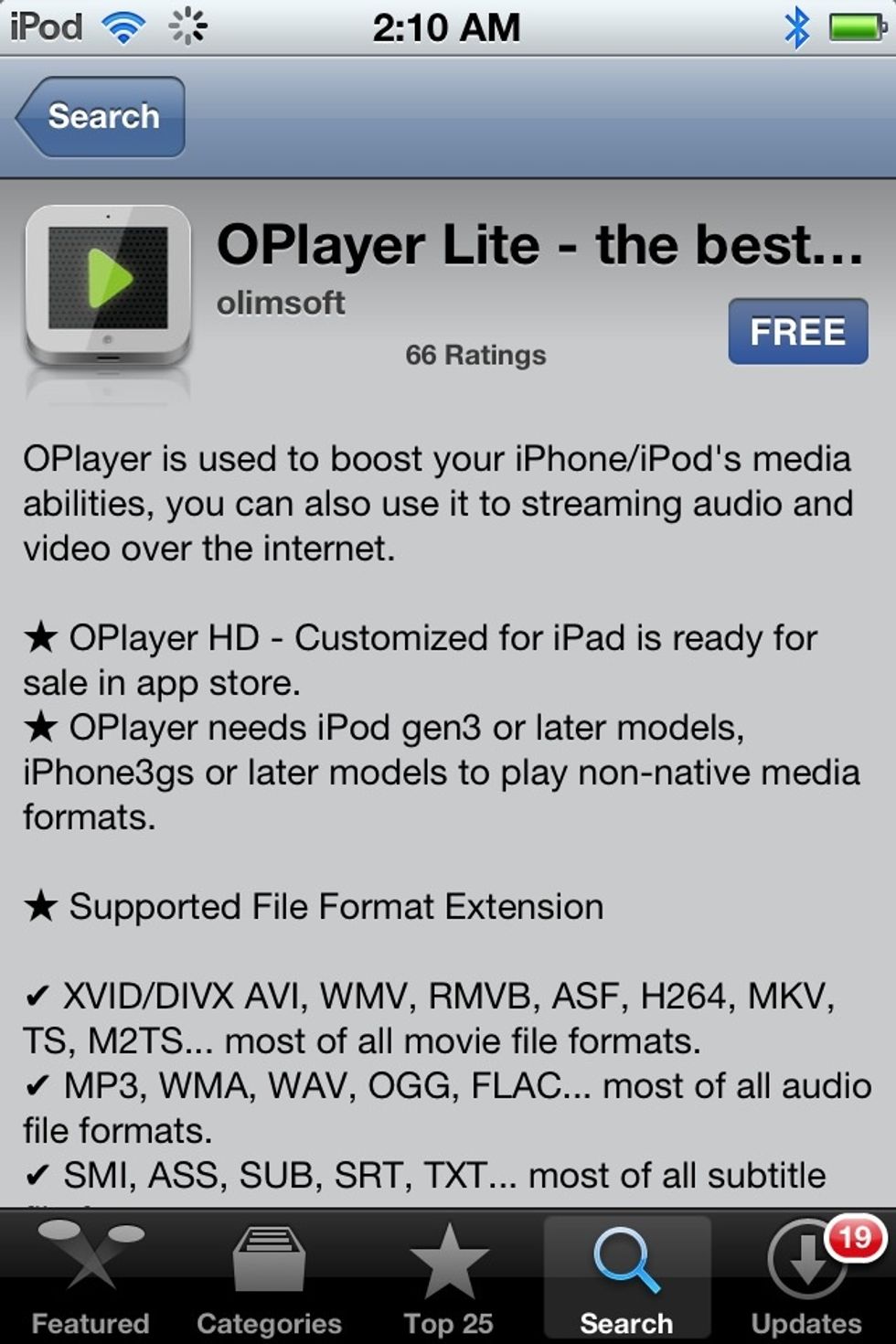 Download OPLAYER by OLIMSOFT from the App Store. Price: FREE