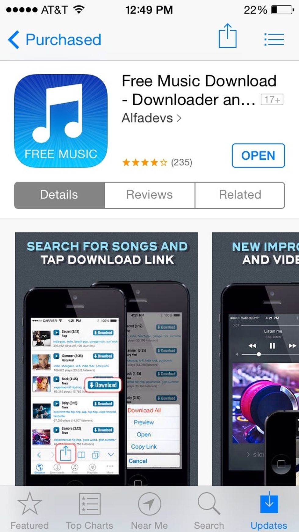 Download the app, Free Music Download