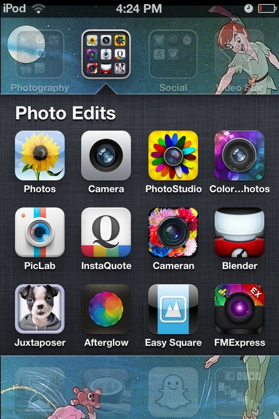 Download the app PicLab (that's free too) and InstaQuote (it is free, but has a watermark)