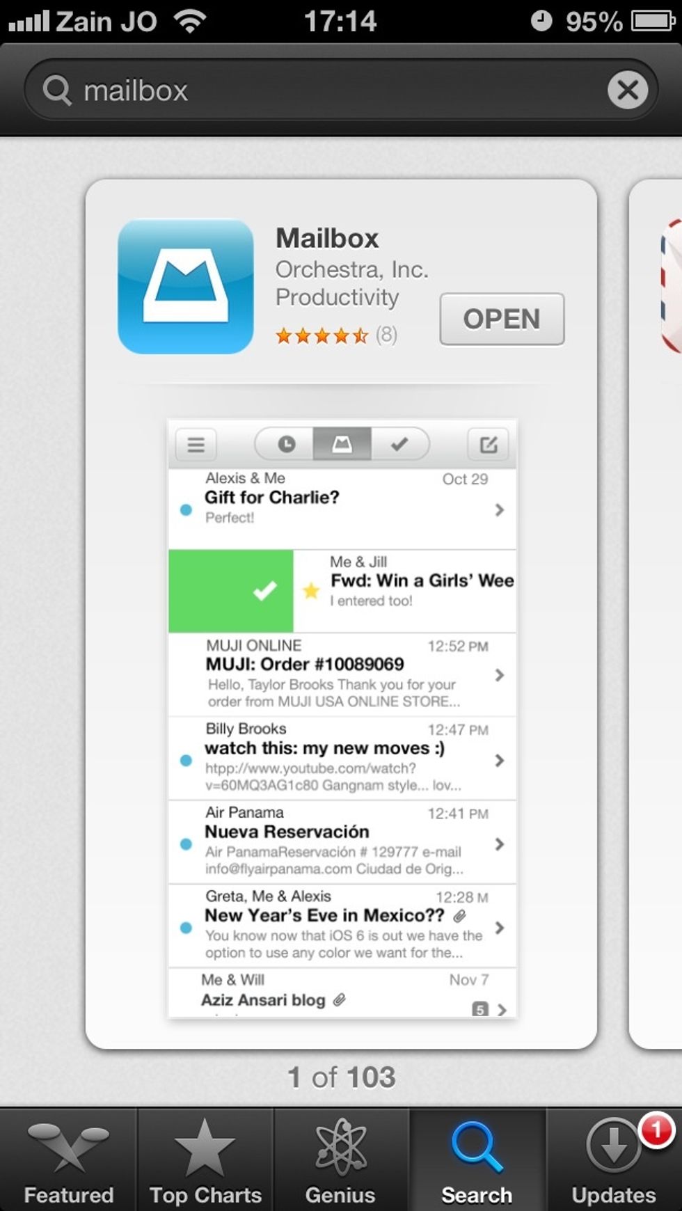Download the Mailbox app by Orchestra Inc which is now acquired by Dropbox!