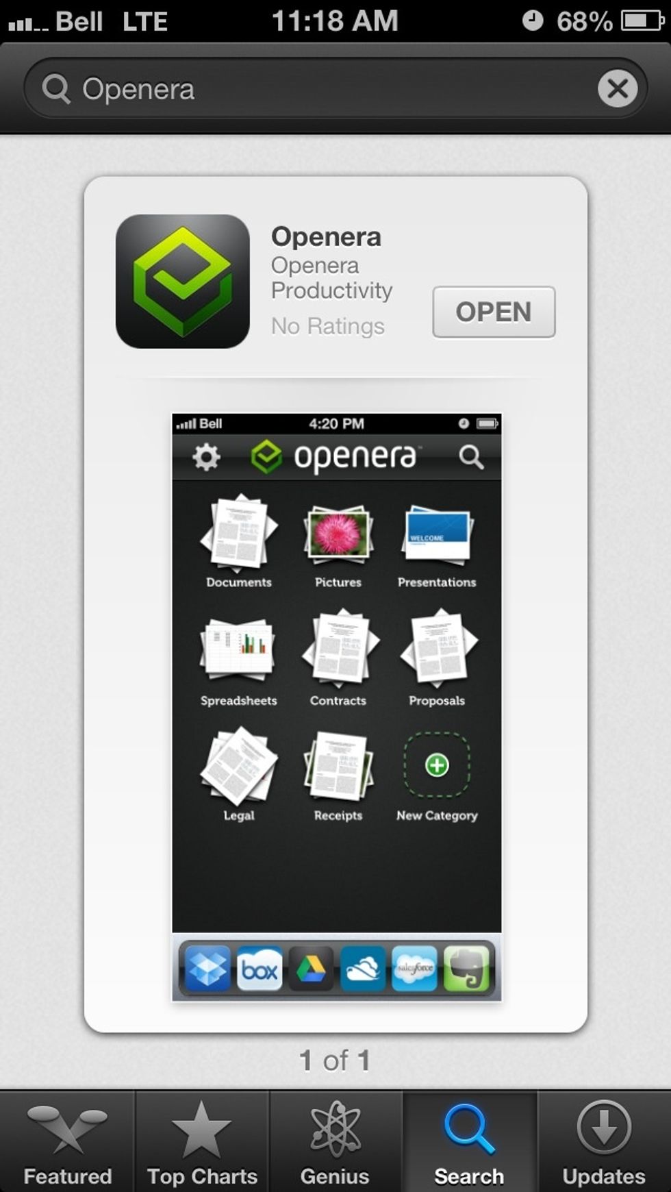 Download the Openera app from the App Store (it's free)