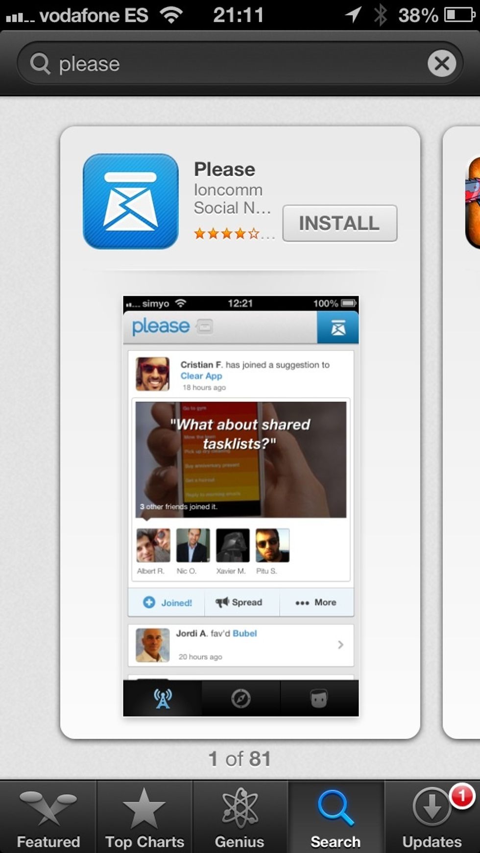 Download the "Please" app from the App Store.