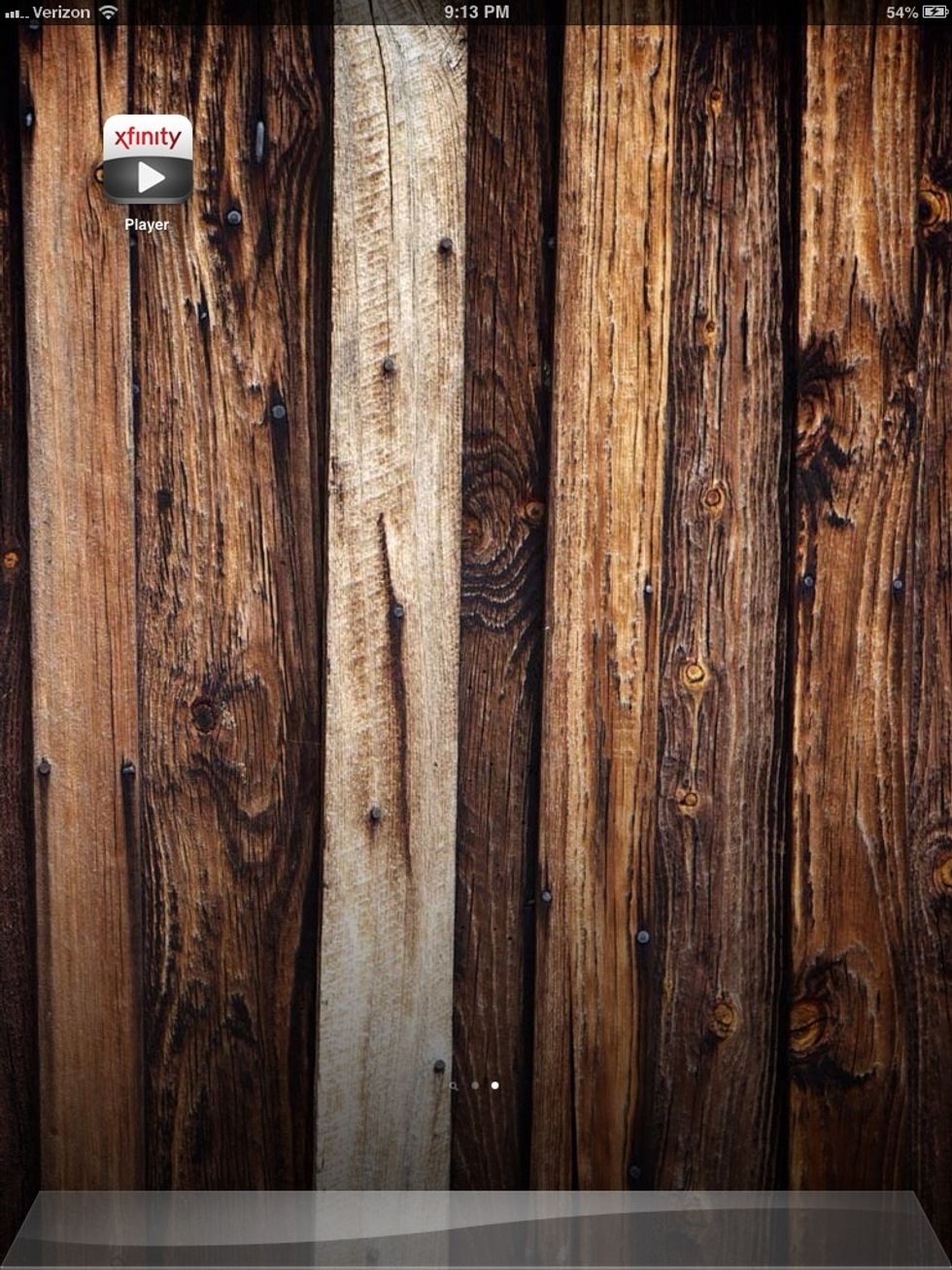 Download the Xfinity Player app. I am using my iPad for this demo but any Android or Apple device that has access to its App Store will work.