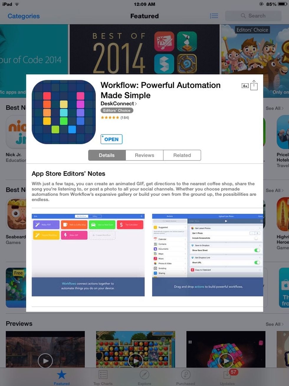 Download WORKFLOW by DeskConnect. ($2.99, and well worth it).