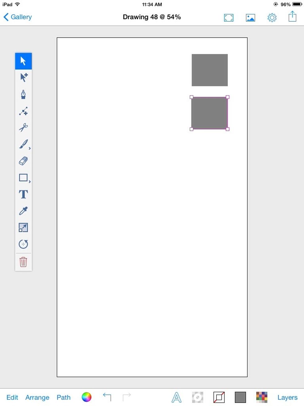 Drag out the duplicate.