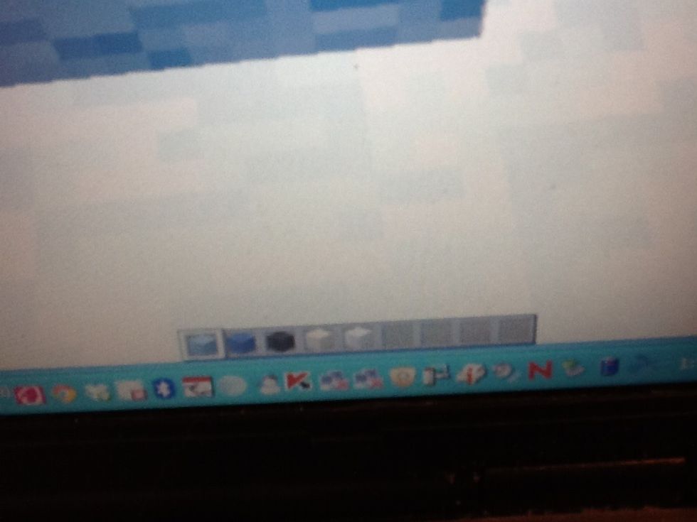 Drag your items to your "Hotbar"