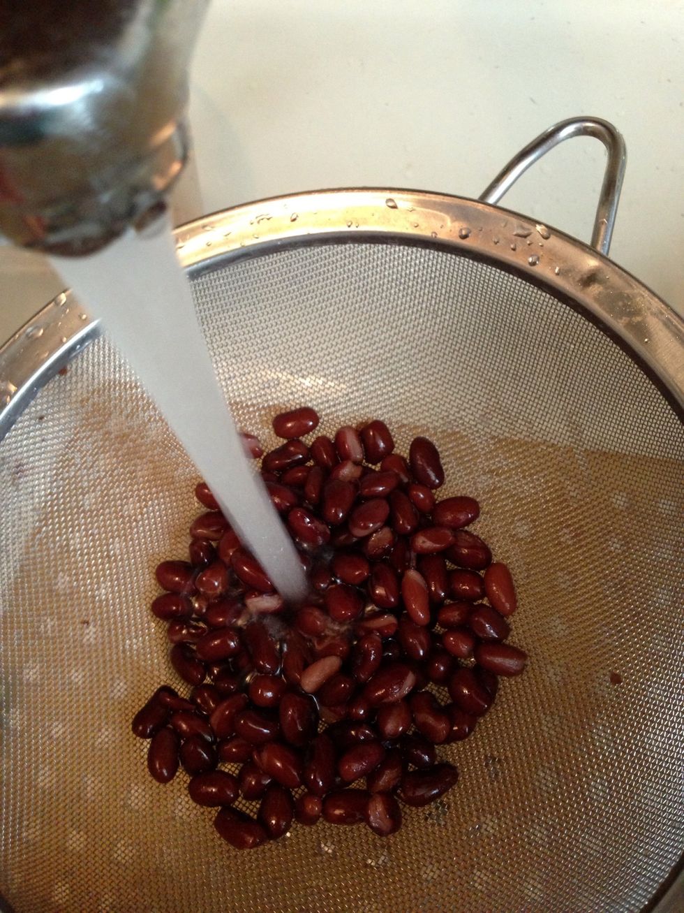 Drain and Rinse 1/2 can of Black Beans