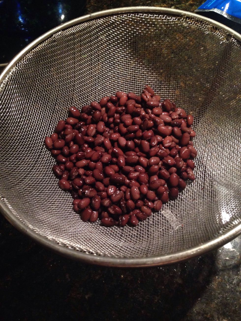 Drain and rinse black beans and add to a very large bowl.