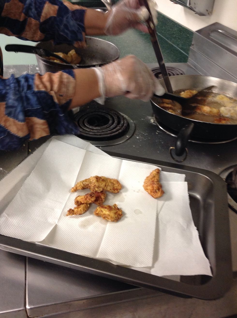 Drain Chicken