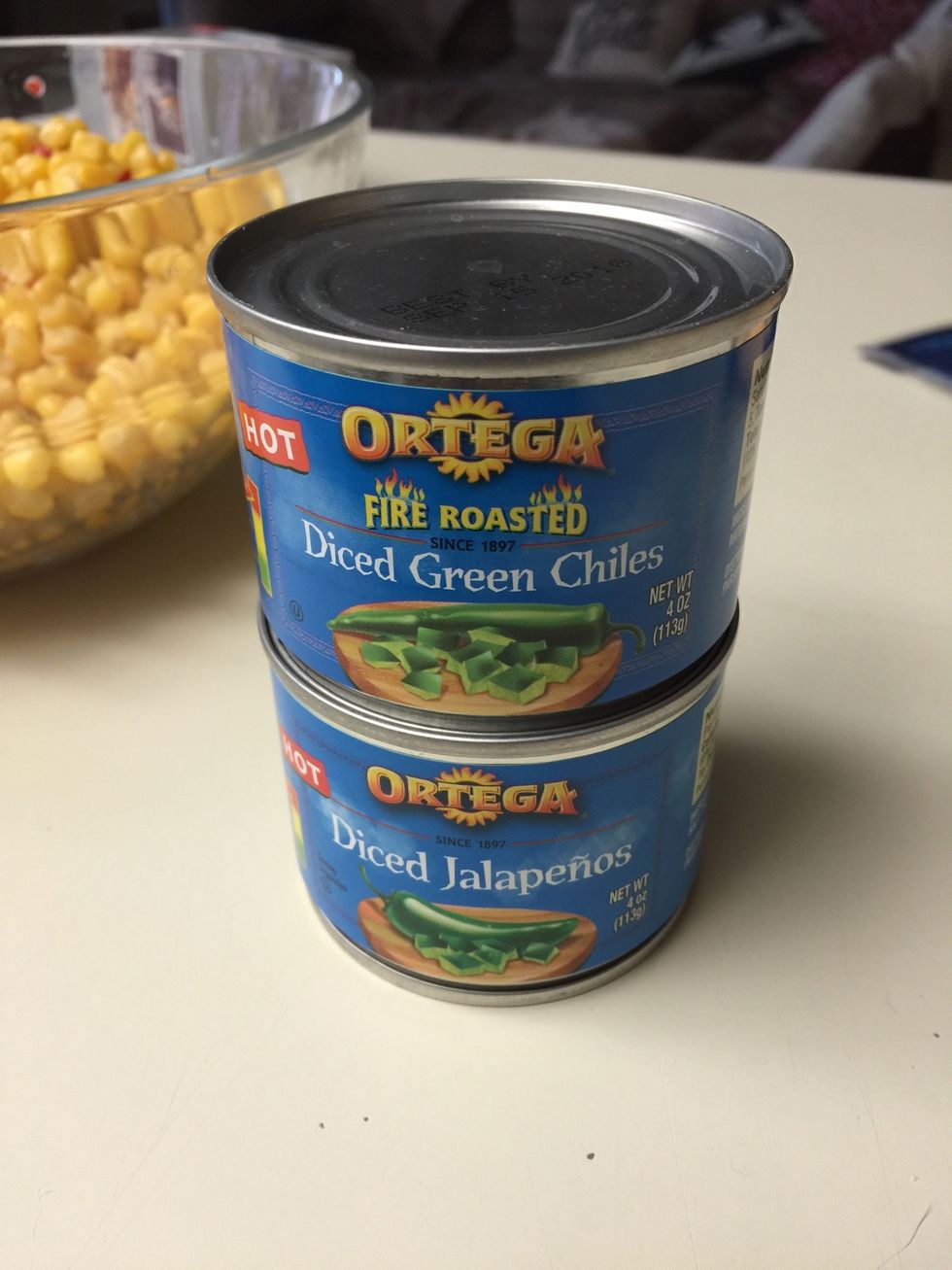 drain chiles and jalapenos.