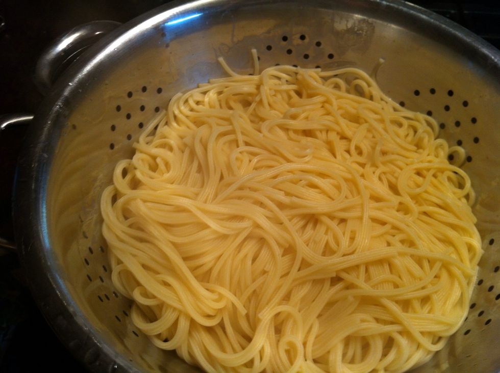 Drain immediately to stop the cooking process.