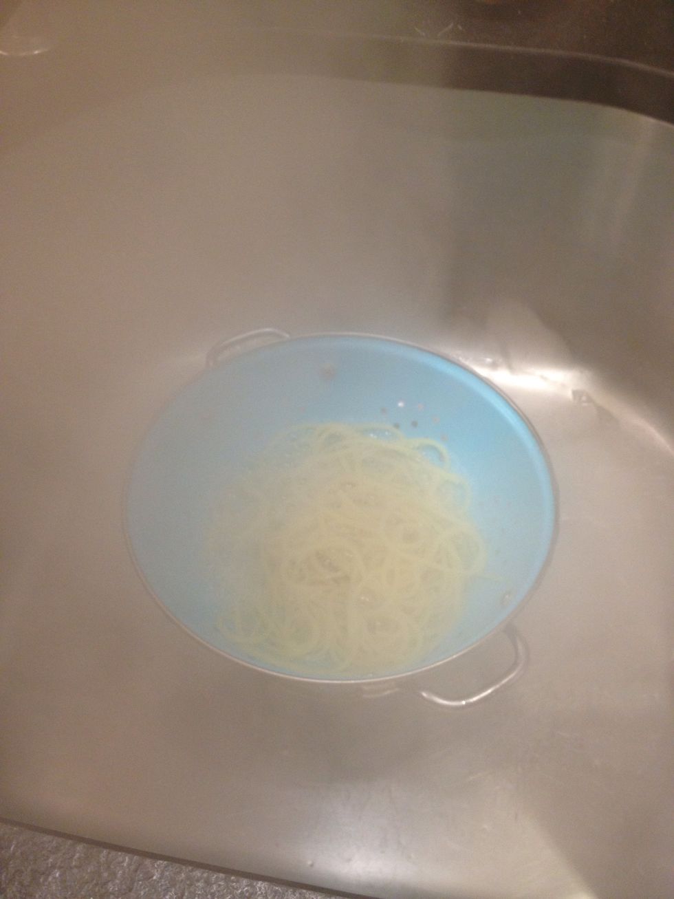 Drain once it's done