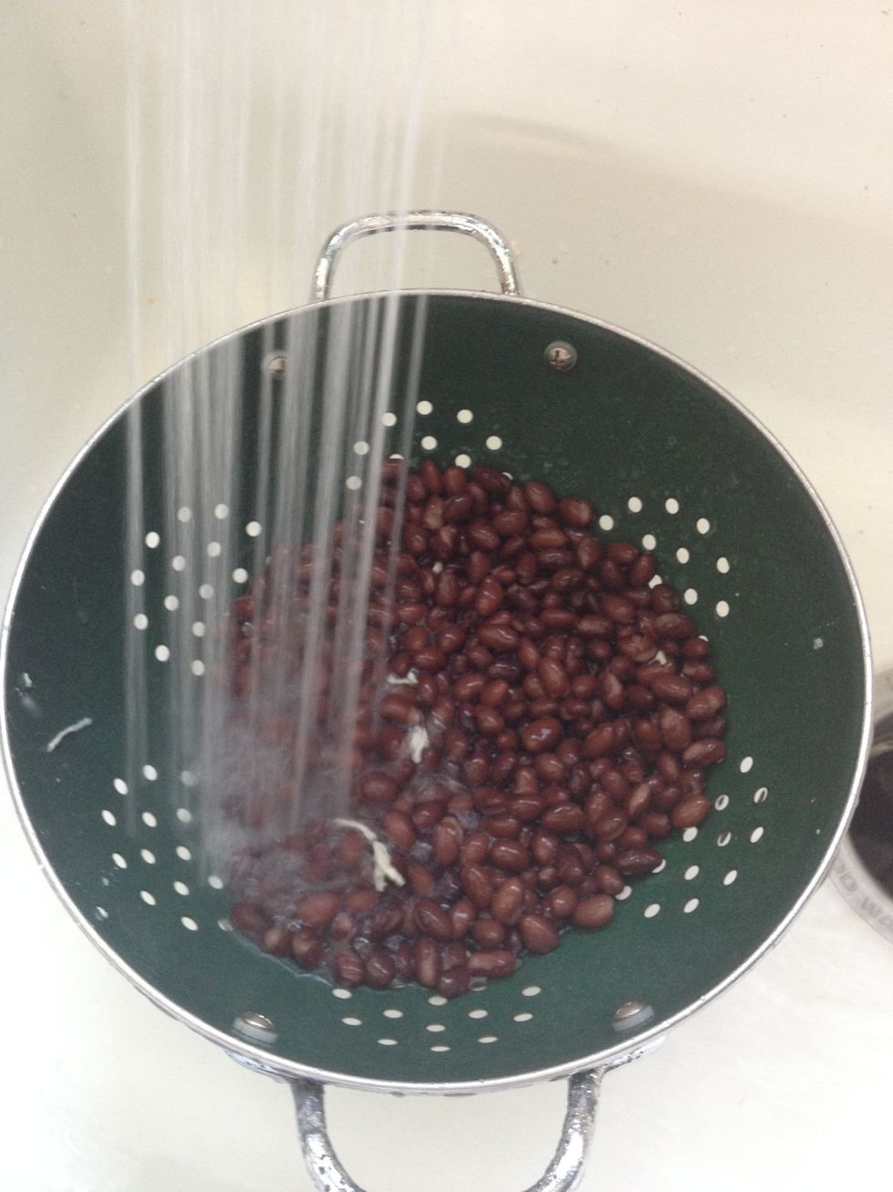 Drain & rinse black beans