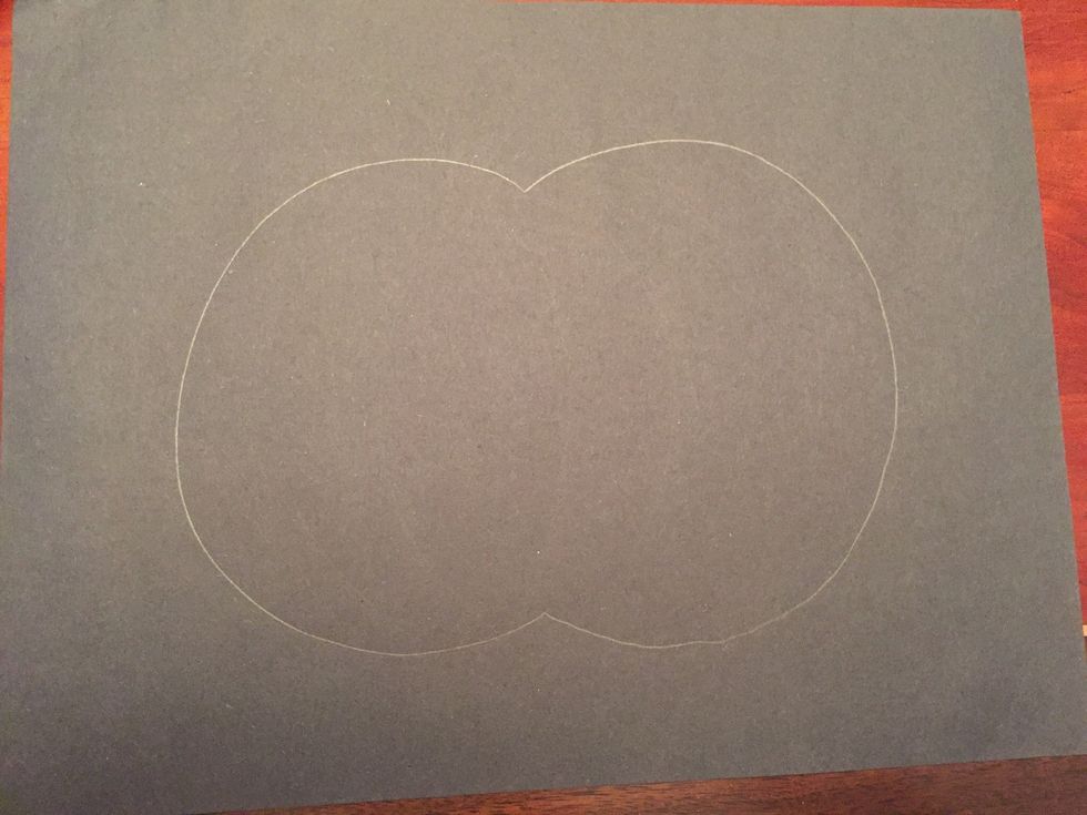 Draw a backward C on the right.