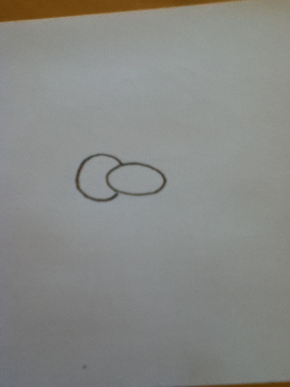 Draw a circle around the nose.