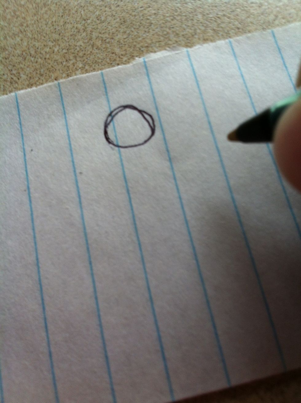 Draw a Circle for the head