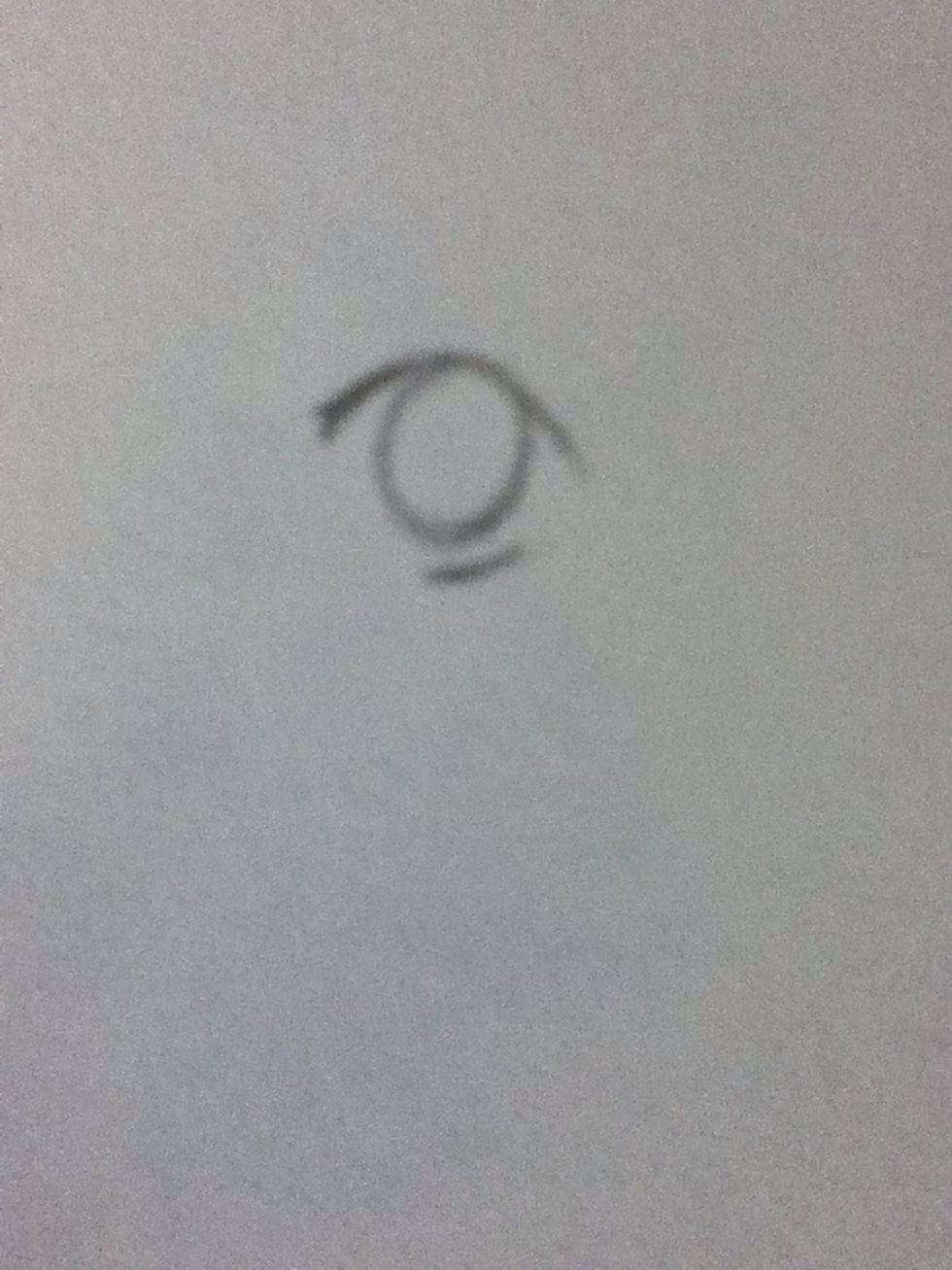 Draw a circle in the middle