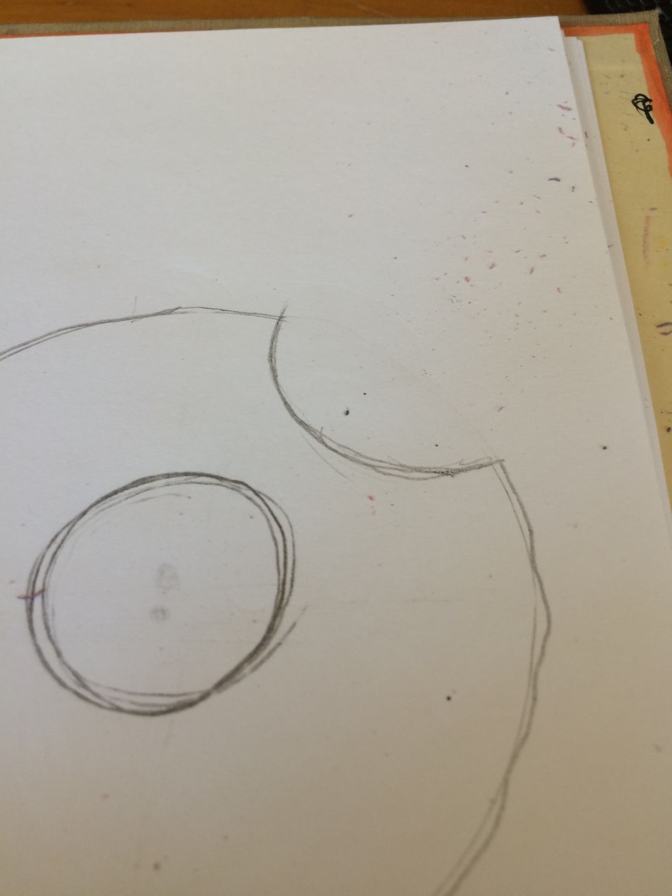 Draw a curve then make it bumpy\ud83d\udc49\ud83c\udffc