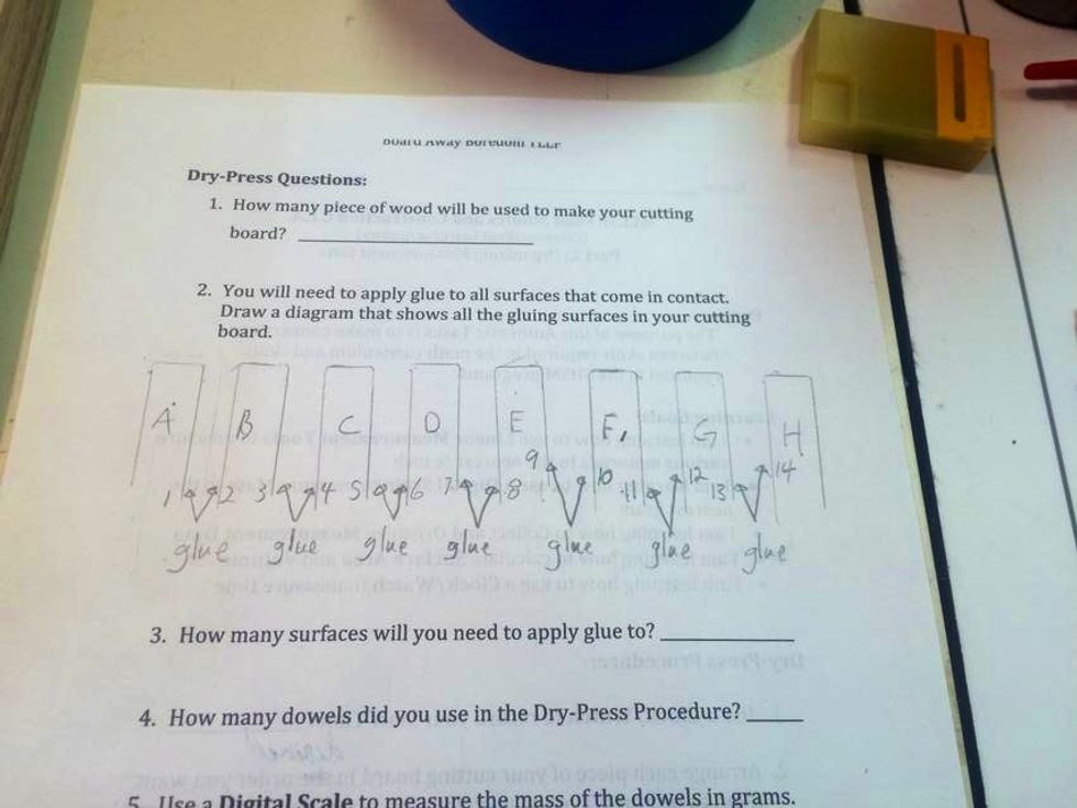 Draw a diagram to help you determine how many surfaces you have