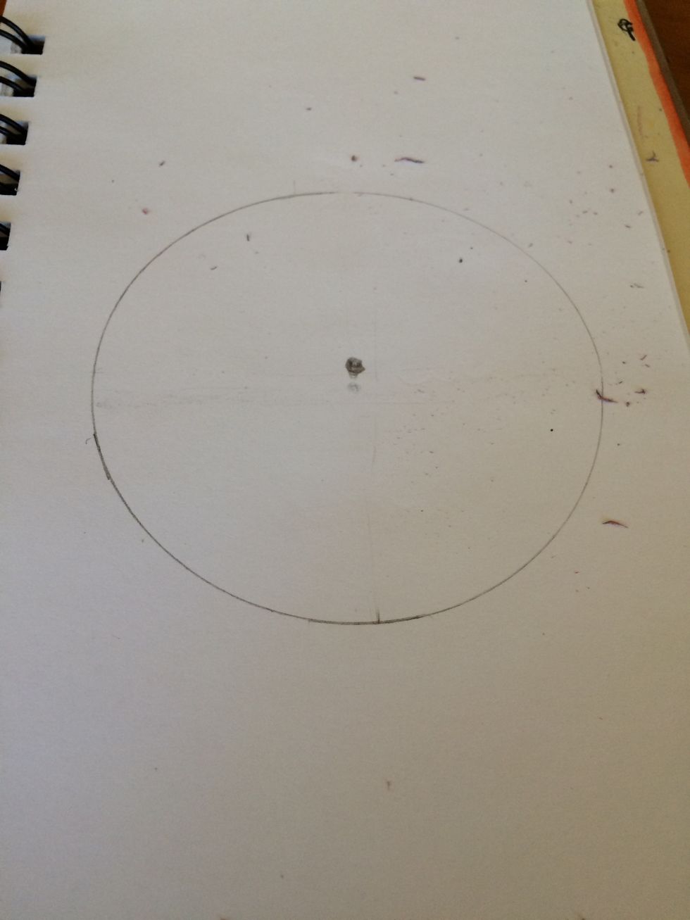 Draw a dot and erase the lines