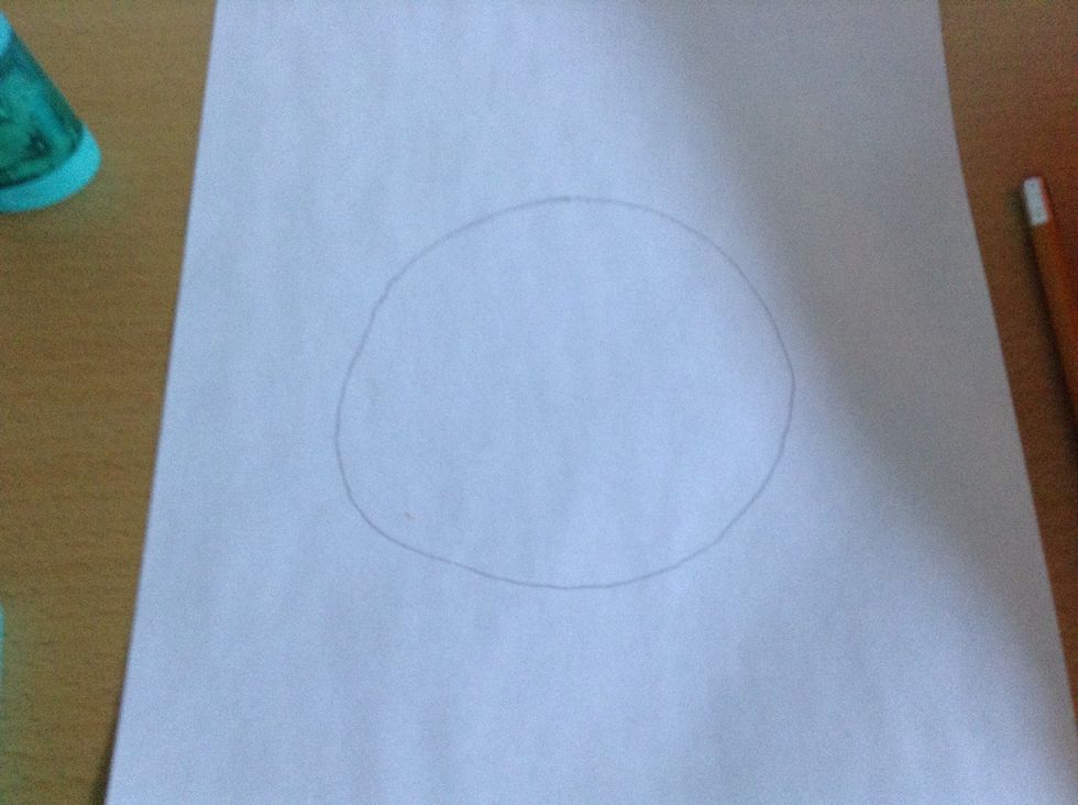 Draw a good size circle