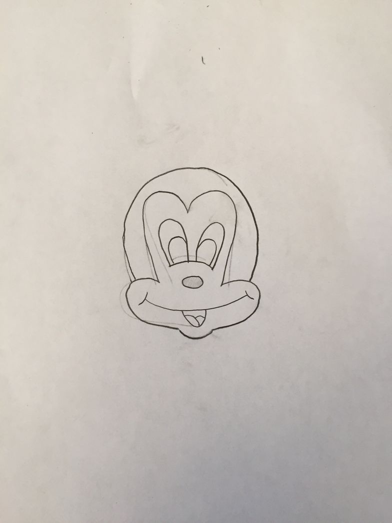 How to draw mickey mouse - B+C Guides