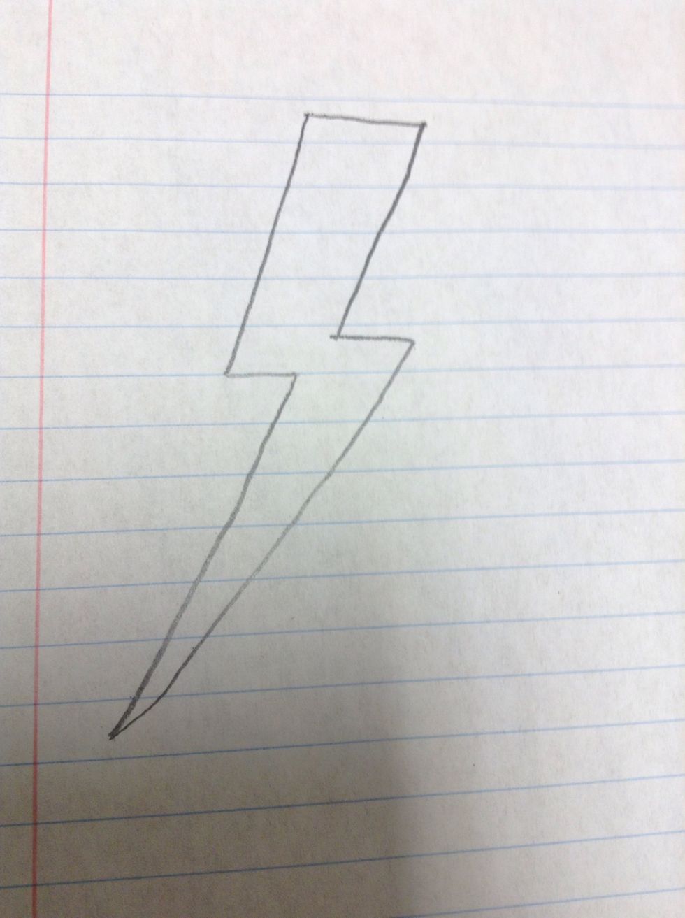 Draw a line connecting the two taller lines