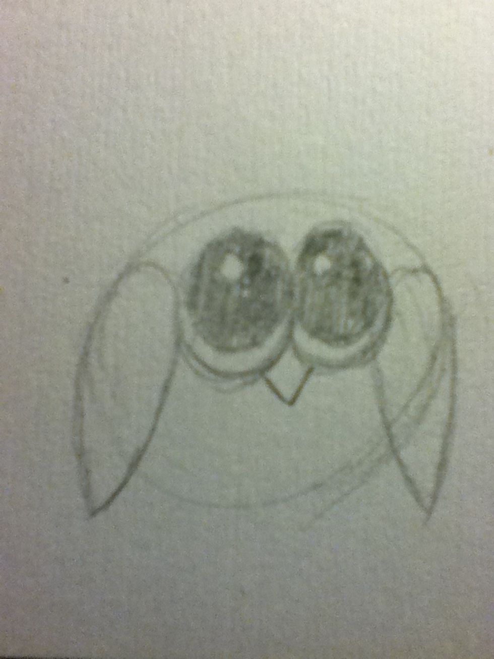 Draw a little beak