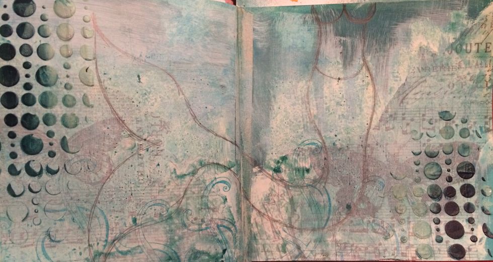 Draw a mermaid shaped figure, or something else if you don't like mermaids.