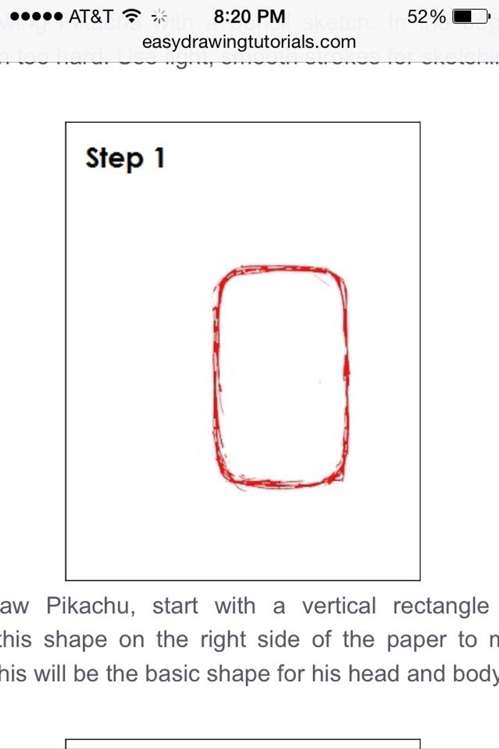 Draw a rectangle.