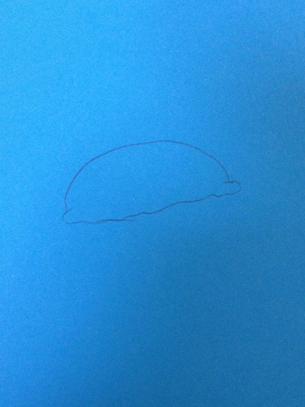 Draw a semi-circle in this way