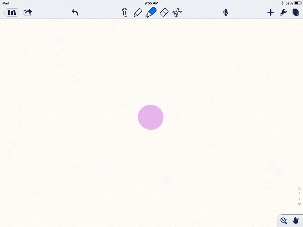Draw a simple dot.