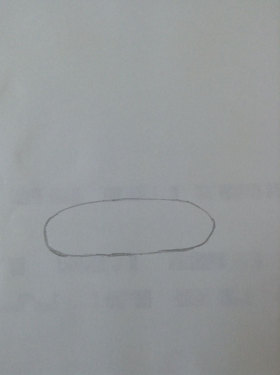 Draw a simple oval.