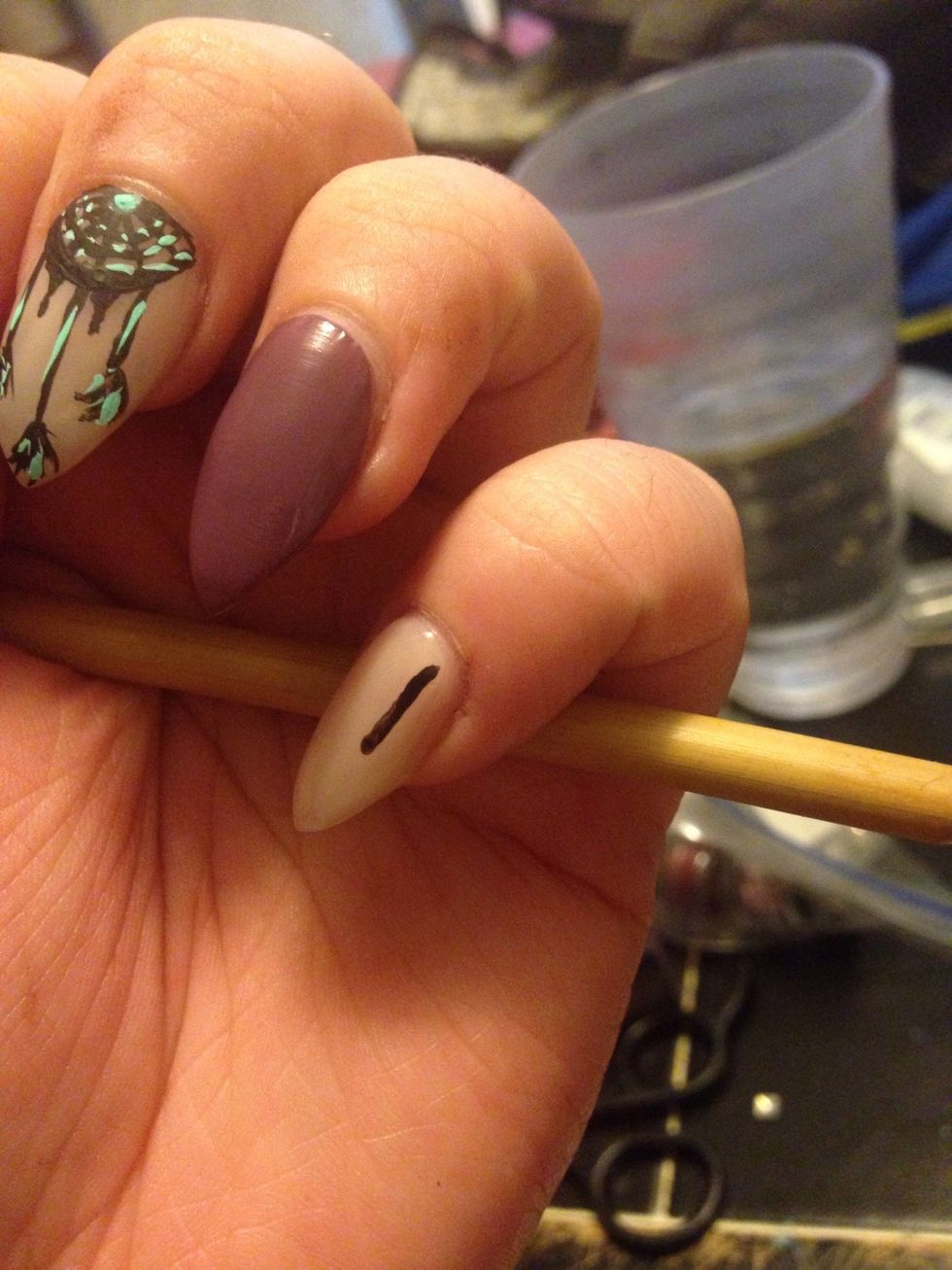 Draw a small line
