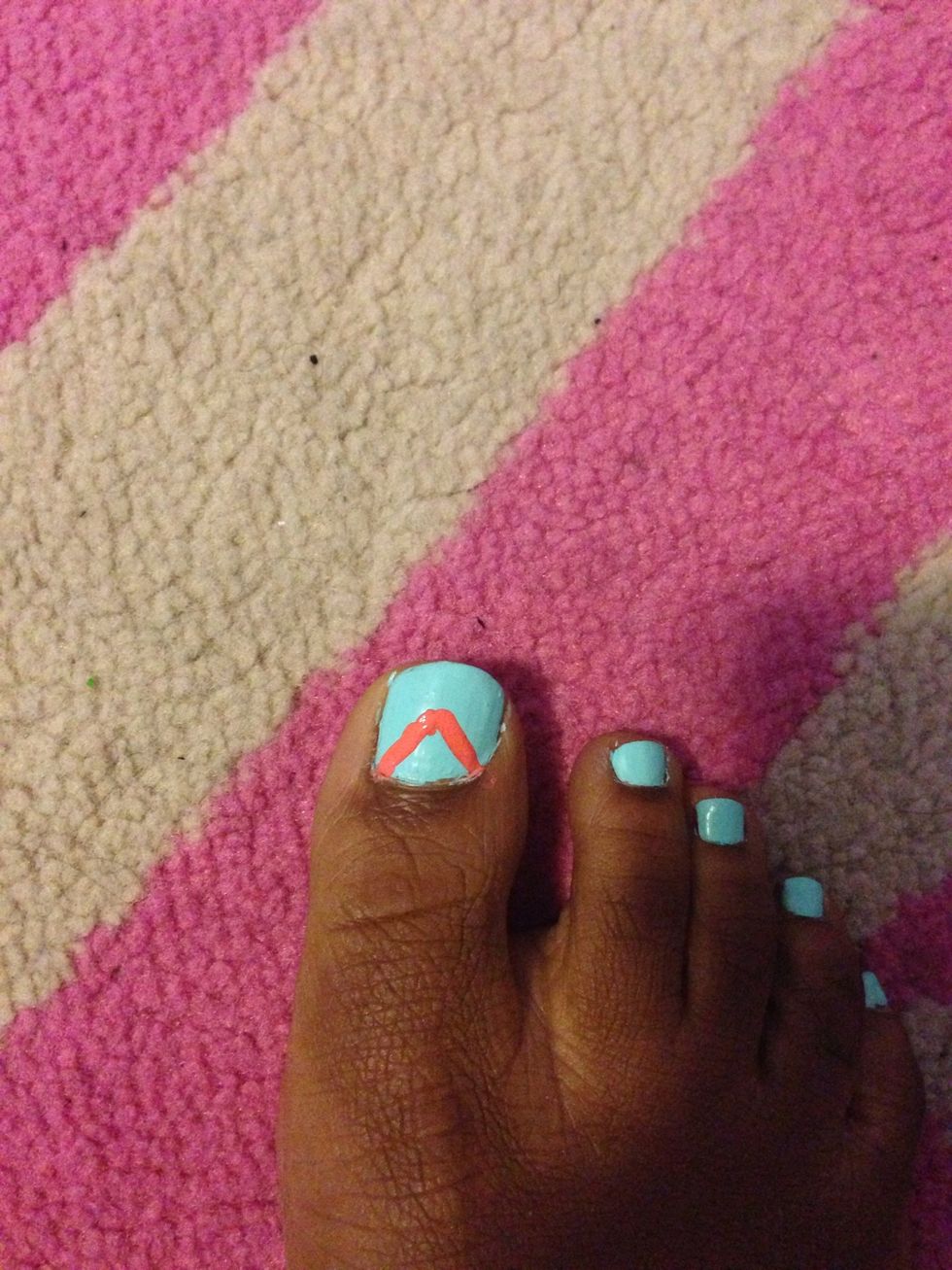 Draw a Triangle with a desired color.