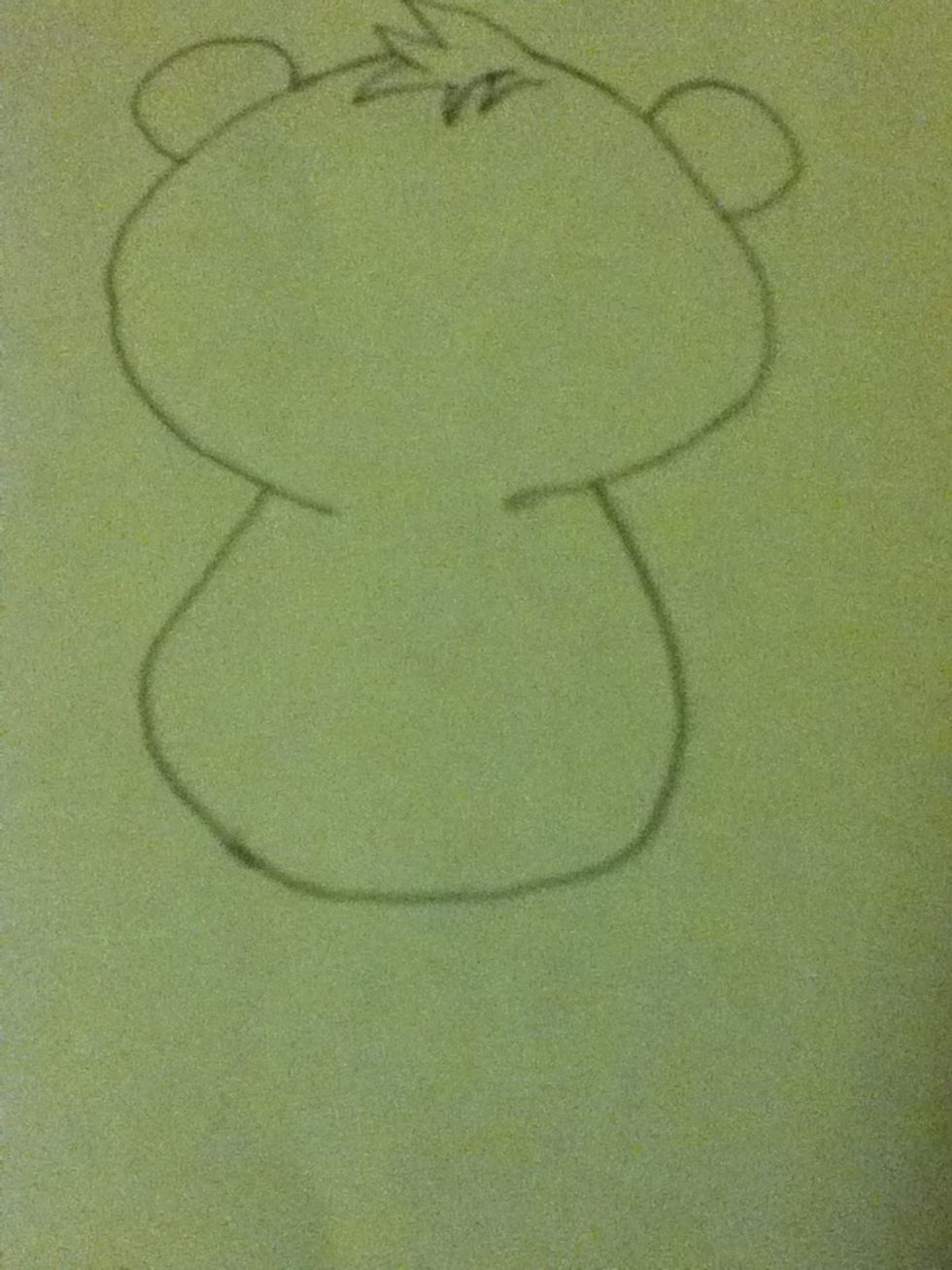 Draw a U-like shaped body