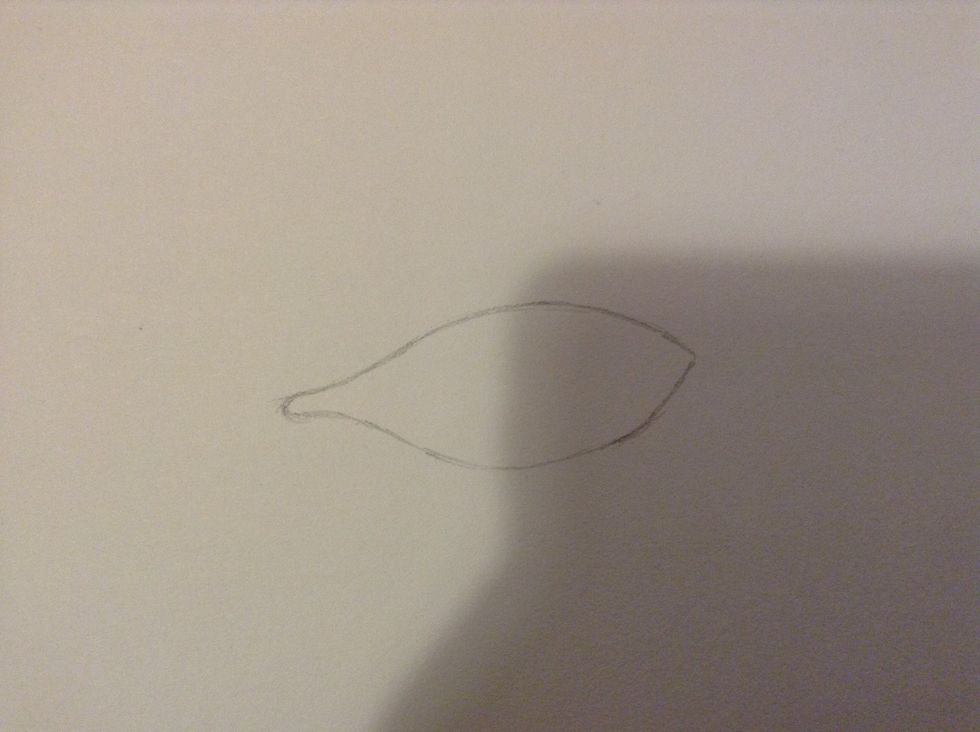 Draw an eye shape