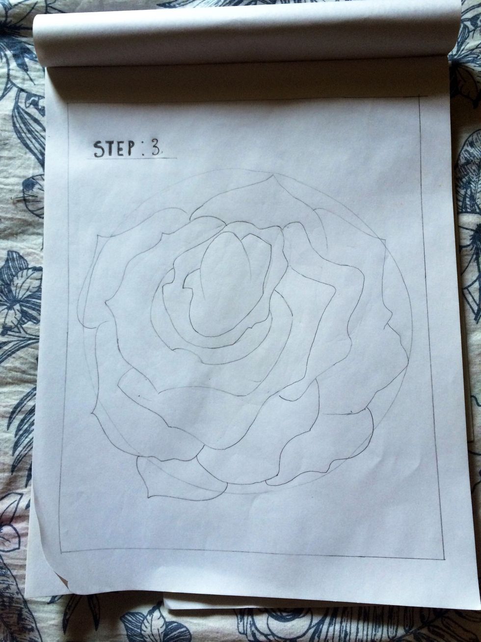 Draw an inverted letter U.