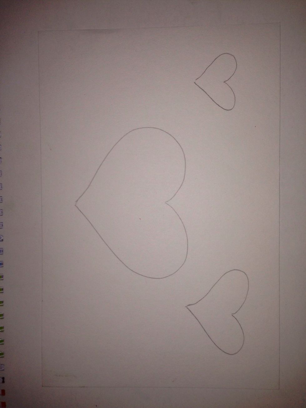 Draw an object. You can draw several if you'd like to make them smaller.