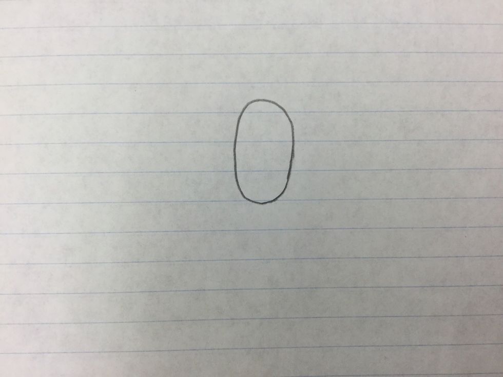 Draw an oval