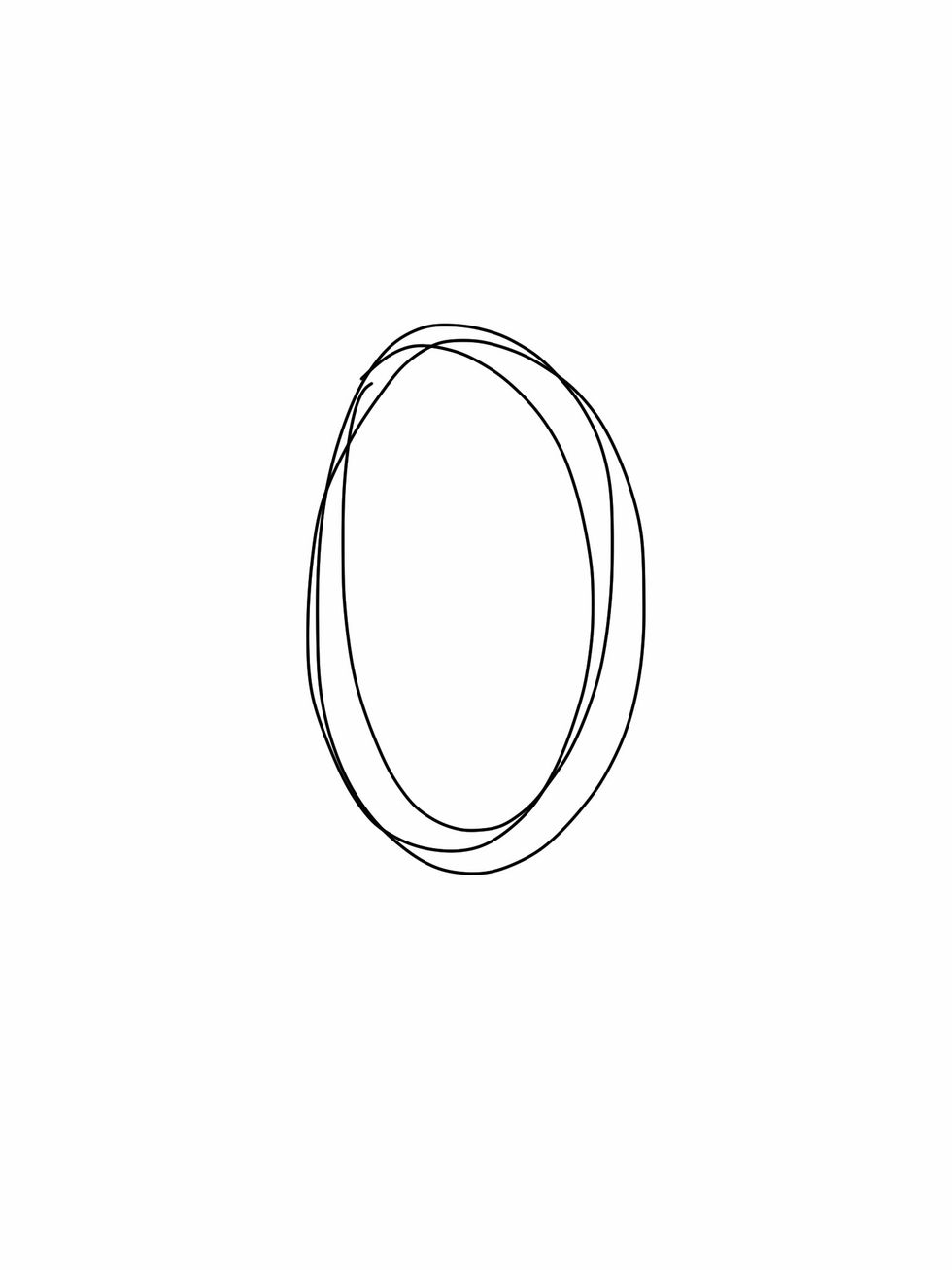 Draw an oval