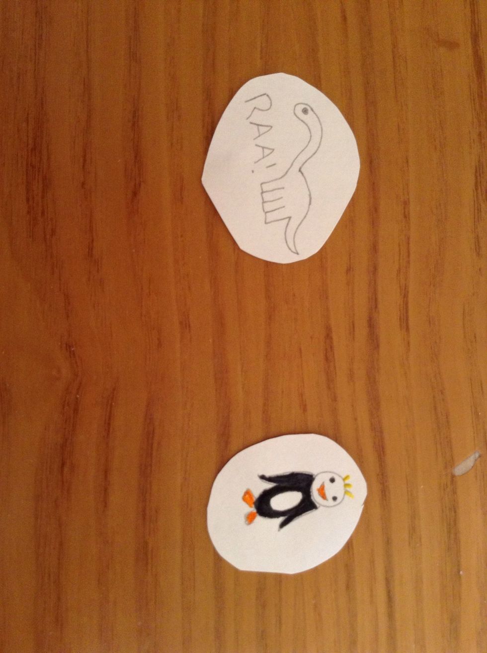 Draw and colour with pens and pencils