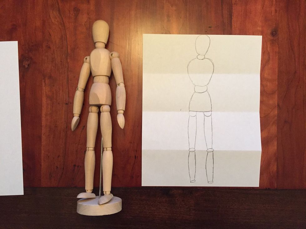 Draw Bob's ankles. Small ovals.