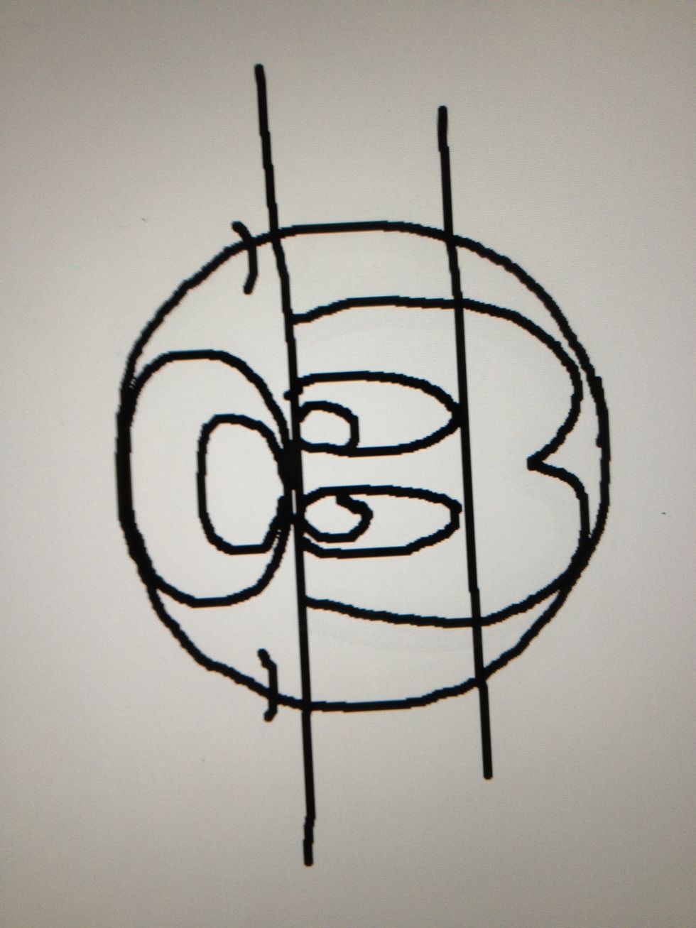 Draw dimples in section 3