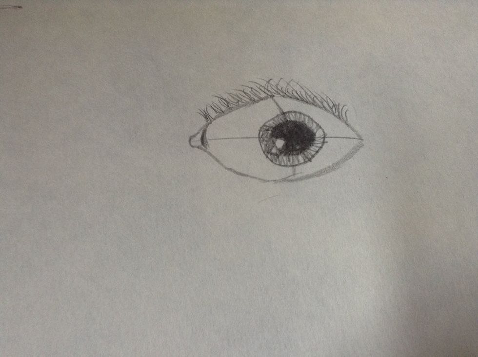 Draw eye lashes